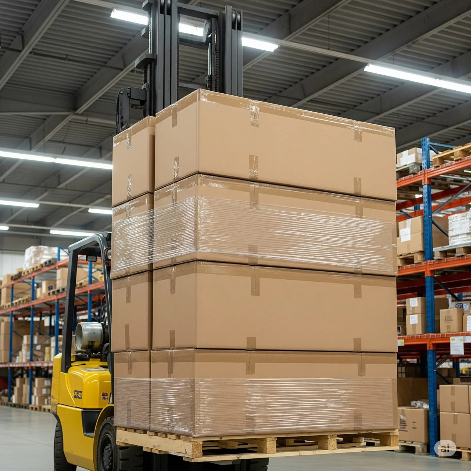 Caixas de papelão de onda dupla reforçadas para o setor industrial em Guarulhos.